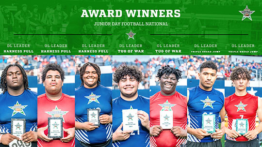 Junior Day Football National Award Winners